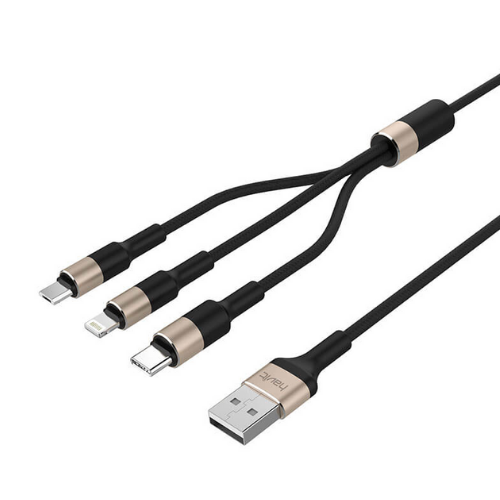 Havit H622 3in1 Data and Fast Charging Cable price in BD PQS