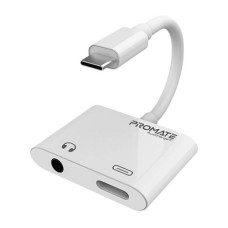 Promate AUXCharge-C USB-C to 3.5mm Audio Adapter