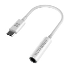 Promate AUXLink-C Dynamic Stereo USB-C to 3.5mm AUX Adapter