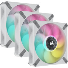 Corsair iCUE ML120 RGB ELITE Premium Magnetic Levitation White Casing Fan Triple Pack