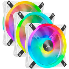 Corsair iCUE QL120 RGB 120mm PWM White Casing Cooler Fan Triple Pack