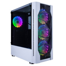 1STPlayer DK D4 White Mid Tower Gaming PC Casing
