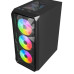 MaxGreen 825-V2 Mid Tower ARGB ATX Gaming Case Black