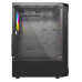 MaxGreen 825-V2 Mid Tower ARGB ATX Gaming Case Black