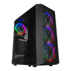 MaxGreen JX188-15 Mid Tower ATX Gaming Case Black