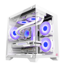 Monarch MYSTERY BOX X5 Desktop Gaming Case White