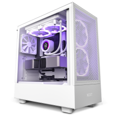 NZXT H5 Flow Compact Mid-Tower Casing White