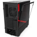 NZXT H510i Compact Mid Tower PC Case Black & Red