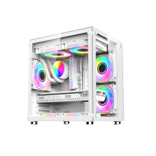 PC Power ICE CUBE PP-H20 Desktop Gaming Case White