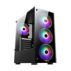 PC Power PP-GS2404 Crystal Glass ATX Gaming Case