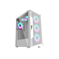 PC Power VOX MESH PG200 ARGB ATX Gaming Case White