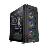 Thermaltake Versa T27 TG ARGB Mid Tower Case Black