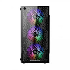 Xigmatek NYX ARGB Mini Tower Tempered Glass Gaming Case Black