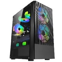 Xtreme XJOGOS M300BK RGB Mid Tower ATX Gaming Casing