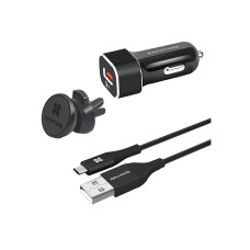 Promate AutoGear-QC3 Type-C Car Charger Kit