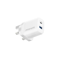 Promate BiPlug-2 17W High-Speed Dual Port Charger
