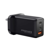 Promate GaNPort3-65PD GanFast 65W Type-C Charging Adapter