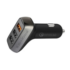 Promate Scud-35 Qualcomm QC3.0 3 USB 35W Car Charger