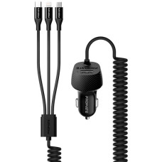 Promate VolTrip-Uni 3.4A 3-In-1 Universal Car Charger