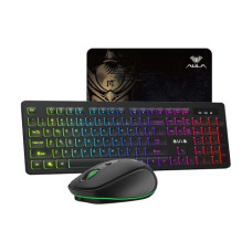 Aula AC208 RGB Gaming Keyboard Mouse & Mousepad Combo