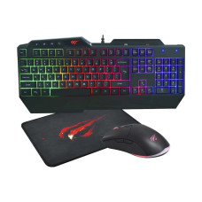 Havit KB889CM Wired Gaming Keyboard, Mouse & Mousepad Combo