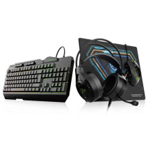 Micropack GC-410 CUPID Gaming Keyboard, Mouse, Mousepad & Headphone Combo