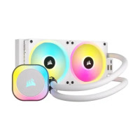 Corsair iCUE LINK H100i RGB 240mm AIO Liquid CPU Cooler White