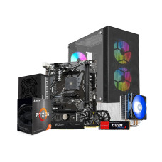 AMD Ryzen 5 5600X RX 580 8GB Graphics 8GB RAM Gaming PC