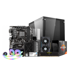 AMD Ryzen 7 5700X RX 6400 EAGLE 4GB GDDR6 Graphics Gaming PC