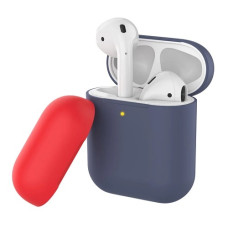 Promate SiliCase Dual-Toned Protective Case for Airpods