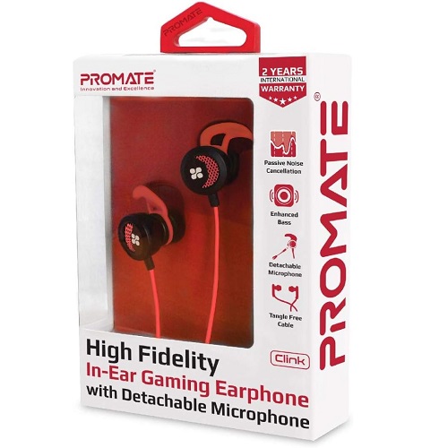Promate CLINK Wired InEar Gaming Earphone price in Bangladesh PQS