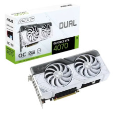 Asus DUAL GeForce RTX 4070 OC 12GB GDDR6X Graphics Card White