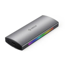 ORICO M2R2-G2 Multi-Color Glowing RGB M.2 NVMe SSD Type-C Enclosure