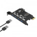 ORICO PME-4U 4 Port USB 3.0 PCI-E Expansion Card
