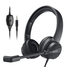 EKSA H12 Stereo Noise-Cancelation 3.5mm Wired Telecom Headset