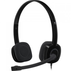 Logitech H151 Stereo Headset Black (Single Port)