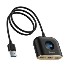 Baseus Square Round 4-in-1 Type A USB Hub Adapter