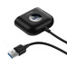 Baseus Square Round 4-in-1 Type A USB Hub Adapter
