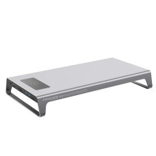 Promate PowerDesk 11-in-1 Anti-Skid Aluminum DeskHub Stand