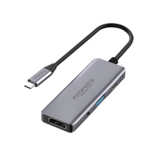 Promate UniPort-C4 4-in-1 100W PD USB Type-C Hub