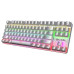 BAJEAL K100 TKL Hot-swappable Blue Switch Mechanical Keyboard White