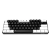 DAREU EK861S Black on White Wired RGB Mechanical Keyboard