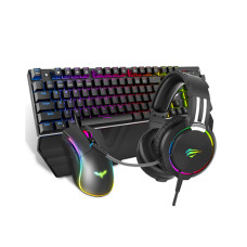 Havit KB380L RGB Mechanical Gaming Keyboard, Mouse and RGB Headphone Combo