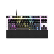 NZXT Function TKL Red Switch Mechanical Keyboard White