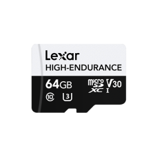 Lexar High-Endurance 64GB MicroSDHC UHS-I Memory Card