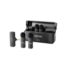 BOYA BY-V4 4-Channel Mini Wireless Microphone With Converter