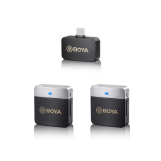 Boya BY-M1V4 Dual-Channel Wireless Microphone System