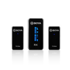 BOYA BY-XM6-S2 Mini Ultra Compact 2.4GHz Dual-Channel Wireless Microphone