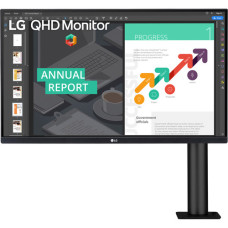 LG 27QN880-B 27-Inch QHD IPS Ergo Monitor