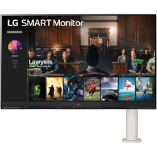 LG 32SQ780S-W 32" 4K UHD Smart Monitor with Ergo Stand